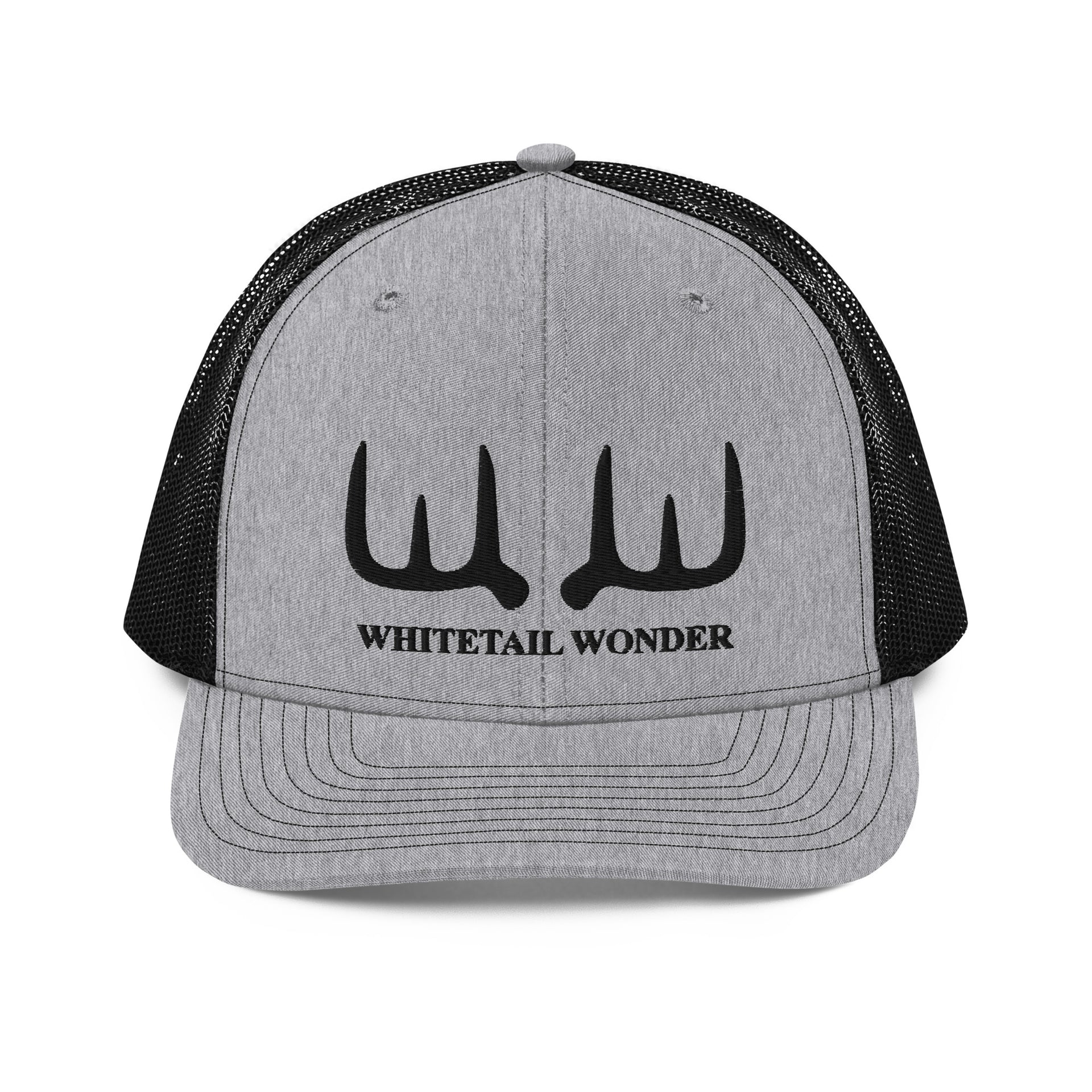 Legendary Whitetails Corded Trucker Hat Grey Cotton Twill/Polyester Mesh